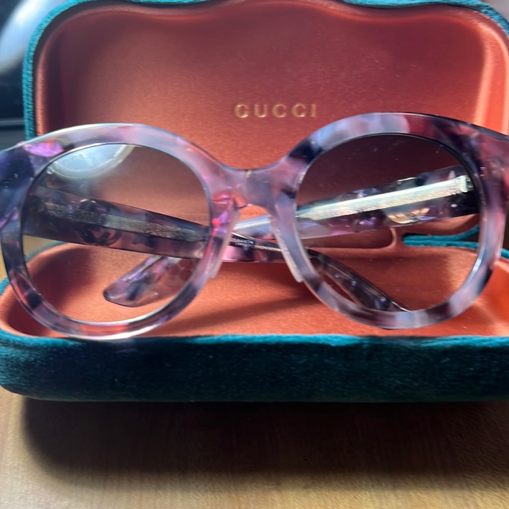 Gucci Havana Marbled sunglasses